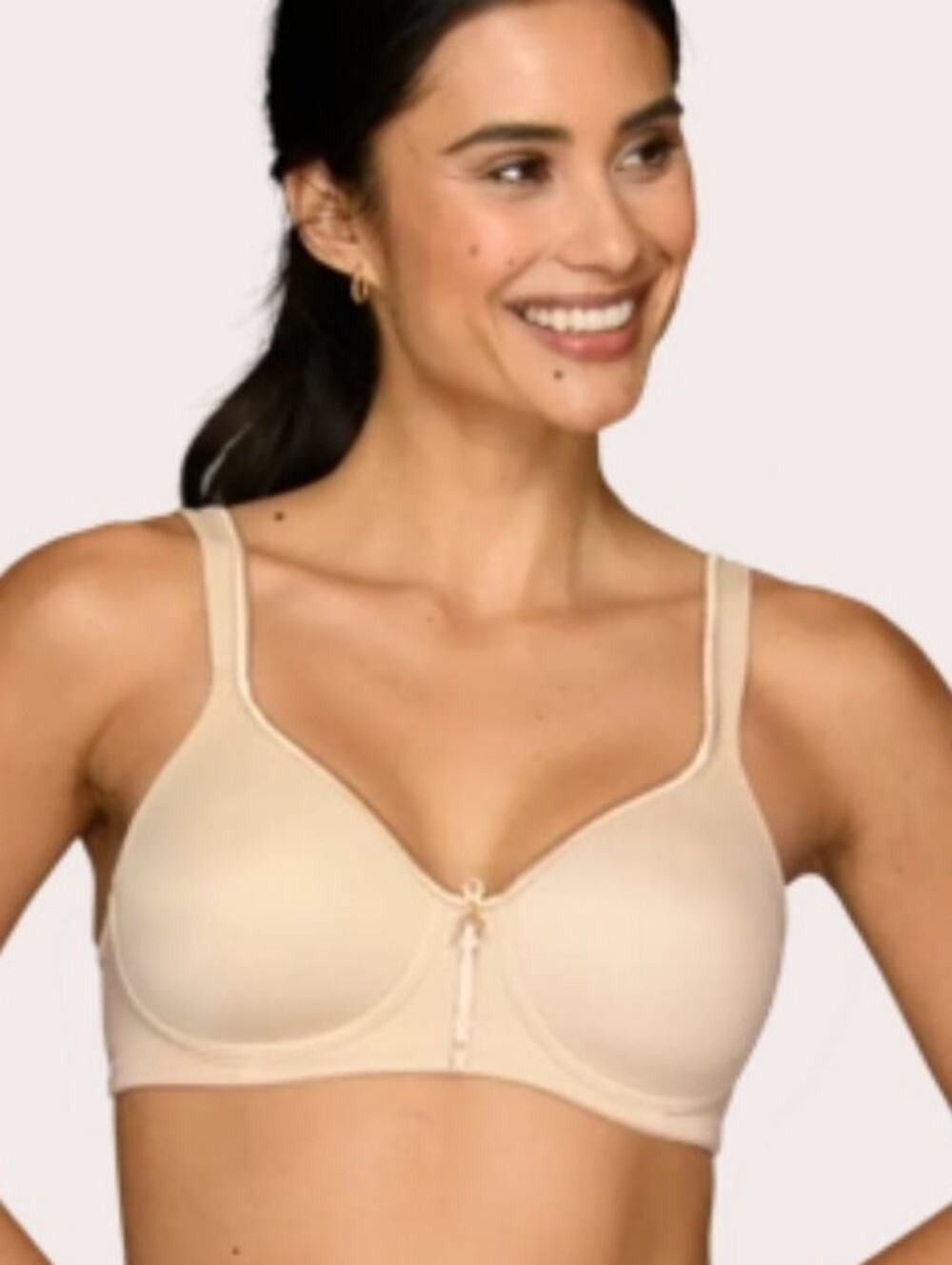 Vanity Fair Smooth Full-Coverage Wireless Bra - Beige